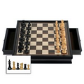 Black Stained Chess Set
